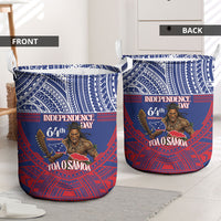 Samoa Independence Day Laundry Basket 64th Anniversary Toa O Samoa LT14 - Polynesian Pride