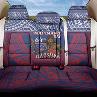 Samoa Independence Day Back Car Seat Cover 64th Anniversary Toa O Samoa LT14 One Size Blue - Polynesian Pride