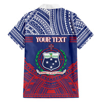 Personalised Samoa Independence Day Family Matching Summer Maxi Dress and Hawaiian Shirt 64th Anniversary Toa O Samoa LT14 - Polynesian Pride