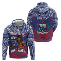 Personalised Samoa Independence Day Hoodie 64th Anniversary Toa O Samoa