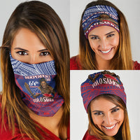 Samoa Independence Day Neck Gaiter 64th Anniversary Toa O Samoa LT14 - Polynesian Pride