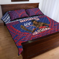 Samoa Independence Day Quilt Bed Set 64th Anniversary Toa O Samoa LT14 - Polynesian Pride