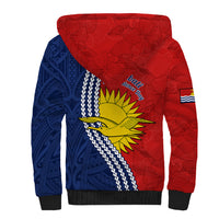 Kiribati Independence Day Sherpa Hoodie Happy 44th Anniversary Hibiscus Polynesian LT14 - Polynesian Pride