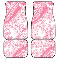 Polynesian Tiare Flower Pink Pastel Vibes Car Mats