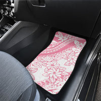 Polynesian Tiare Flower Pink Pastel Vibes Car Mats