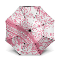 Polynesian Tiare Flower Pink Pastel Vibes Umbrella