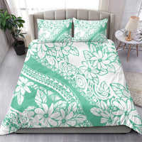Polynesian Tiare Flower Cyan Pastel Vibes Bedding Set LT14 - Polynesian Pride