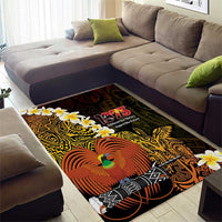 Papua New Guinea 1975 Area Rug Create Our History Inspire Our Future - Polynesian Pride