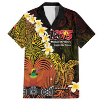 Papua New Guinea 1975 Hawaiian Shirt Create Our History Inspire Our Future LT14 Black - Polynesian Pride