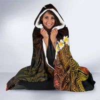 Papua New Guinea 1975 Hooded Blanket Create Our History Inspire Our Future - Polynesian Pride