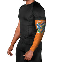 Aloha Hawaii Pua Manu Arm Sleeves Hawaiian Bird of Paradise Flowers Stylized Stamp LT14 - Polynesian Pride