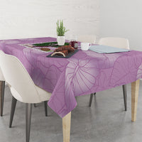 Aloha Hawaii Kalo Tablecloth Hawaiian Taro Leaves Stylized Stamp