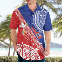 Tonga and Samoa Rugby Custom Hawaiian Shirt Ikale Tahi Manu Samoa Together - Polynesian Pride