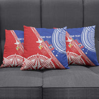 Tonga and Samoa Rugby Custom Pillow Cover Ikale Tahi Manu Samoa Together - Polynesian Pride