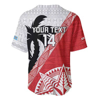 Fiji and Tonga Rugby Custom Baseball Jersey Flying Fijians Ikale Tahi Together Pacific - Polynesian Pride