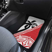 Fiji and Tonga Rugby Custom Car Mats Flying Fijians Ikale Tahi Together Pacific - Polynesian Pride