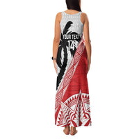 Fiji and Tonga Rugby Custom Family Matching Tank Maxi Dress and Hawaiian Shirt Flying Fijians Ikale Tahi Together Pacific - Polynesian Pride