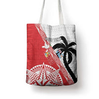 Fiji and Tonga Rugby Custom Tote Bag Flying Fijians Ikale Tahi Together Pacific - Polynesian Pride