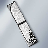 Fiji an Samoa Rugby Custom Auto Sun Shade Flying Fijians Manu Samoa Together Pacific - Polynesian Pride