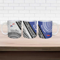 Fiji an Samoa Rugby Ceramic Mug Flying Fijians Manu Samoa Together Pacific - Polynesian Pride