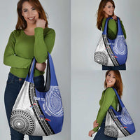 Fiji an Samoa Rugby Custom Grocery Bag Flying Fijians Manu Samoa Together Pacific LT14 - Polynesian Pride