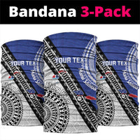 Fiji an Samoa Rugby Custom Neck Gaiter Flying Fijians Manu Samoa Together Pacific - Polynesian Pride