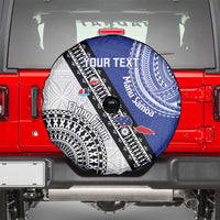 Fiji an Samoa Rugby Custom Spare Tire Cover Flying Fijians Manu Samoa Together Pacific LT14 - Polynesian Pride
