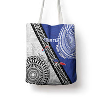 Fiji an Samoa Rugby Custom Tote Bag Flying Fijians Manu Samoa Together Pacific - Polynesian Pride