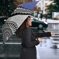 Fiji an Samoa Rugby Custom Umbrella Flying Fijians Manu Samoa Together Pacific - Polynesian Pride