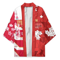 Canada and Japan Rugby Custom Kimono Canucks Brave Blossoms Together Pacific - Polynesian Pride