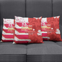 Canada and Japan Rugby Custom Pillow Cover Canucks Brave Blossoms Together Pacific - Polynesian Pride