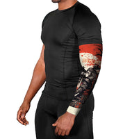 Samurai Warrior Japan Arm Sleeves Red-blossomed Tree Classic Japanese Stylized LT14 - Polynesian Pride
