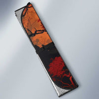 Hawaiian and Japanese Auto Sun Shade Koi Fish With Kanaka Polynesian Tattoo - Polynesian Pride