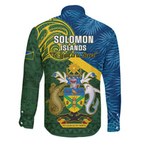 solomon-islands-family-matching-short-sleeve-bodycon-dress-and-hawaiian-shirt-tropical-leaves-with-melanesian-pattern