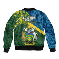 solomon-islands-sleeve-zip-bomber-jacket-tropical-leaves-with-melanesian-pattern