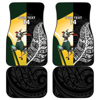 New Zealand and South Africa Rugby Custom Car Mats Maori Silver Fern Springbok Together - Polynesian Pride