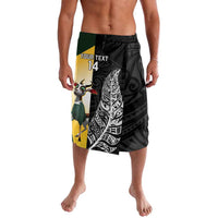 New Zealand and South Africa Rugby Custom Lavalava Maori Silver Fern Springbok Together - Polynesian Pride