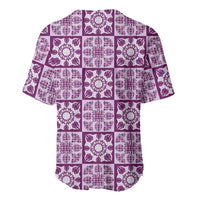 Poni Palaka Quilt Hawaii Baseball Jersey Hawaiian Tropical Monstera Sea Turtle LT14 - Polynesian Pride