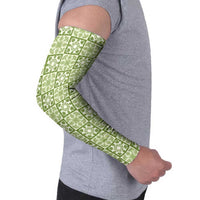 Omaomao Palaka Quilt Hawaii Arm Sleeves Hawaiian Tropical Monstera Sea Turtle LT14 - Polynesian Pride