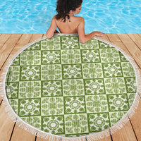 Omaomao Palaka Quilt Hawaii Beach Blanket Hawaiian Tropical Monstera Sea Turtle LT14 - Polynesian Pride