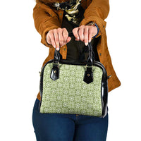 Omaomao Palaka Quilt Hawaii Shoulder Handbag Hawaiian Tropical Monstera Sea Turtle LT14 One Size Green - Polynesian Pride