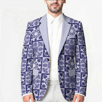 Polu Palaka Quilt Hawaii Blazer Hawaiian Tropical Monstera Sea Turtle LT14 - Polynesian Pride