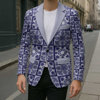 Polu Palaka Quilt Hawaii Blazer Hawaiian Tropical Monstera Sea Turtle LT14 - Polynesian Pride