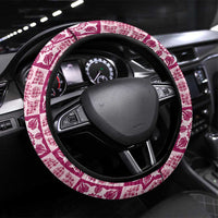 Akala Palaka Quilt Hawaii Steering Wheel Cover Hawaiian Tropical Monstera Sea Turtle