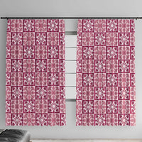 Akala Palaka Quilt Hawaii Window Curtain Hawaiian Tropical Monstera Sea Turtle