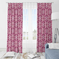 Akala Palaka Quilt Hawaii Window Curtain Hawaiian Tropical Monstera Sea Turtle