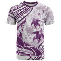 Purple Polynesia T Shirt Polynesian Turtle Shark Tattoo Tropical Vintage LT14 Purple - Polynesian Pride