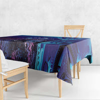 Polynesia Jellyfish Memorial Personalised Tablecloth Infinity Jellies Polynesian Pattern