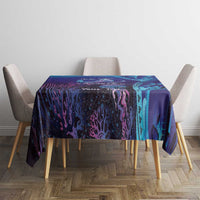 Polynesia Jellyfish Memorial Personalised Tablecloth Infinity Jellies Polynesian Pattern