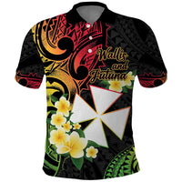 Wallis and Futuna Victory Day Polo Shirt Liberty Equality Fraternity Polynesian Plumeria